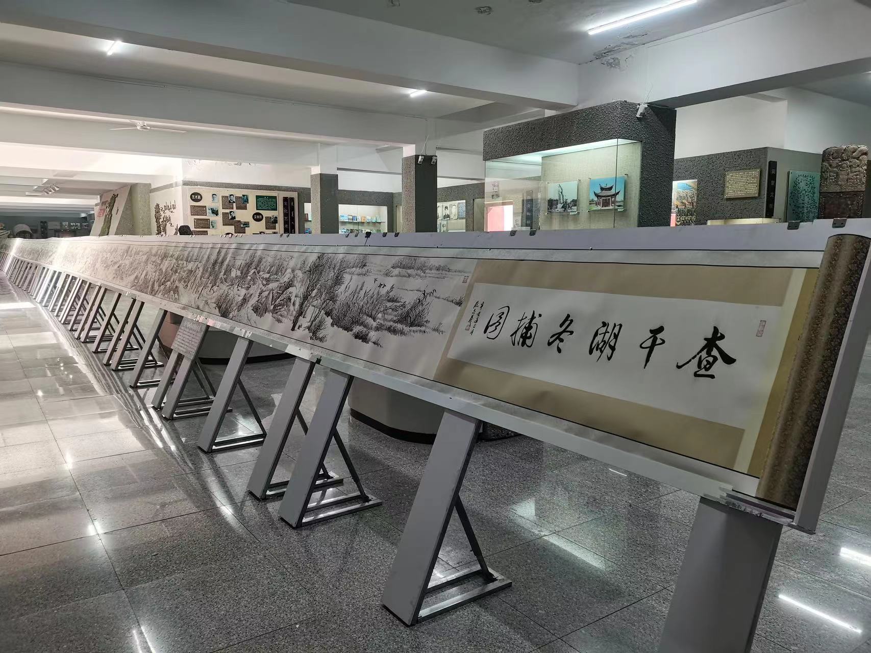 “奮進新征程 展示新風(fēng)采一(yī)一(yī)查幹湖(hú)冬捕圖”美(měi)術(shù)作(zuò)品展